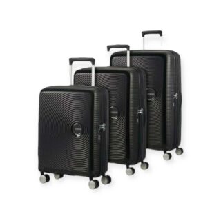 American Tourister Soundbox Bass Σετ Βαλίτσες σε Μαύρο χρώμα