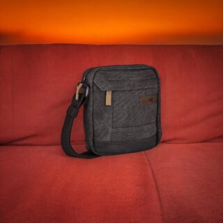 400-601-71 (010327) τσάντα ώμου - S - CAMEL ACTIVE AIR σκούρο γκρί