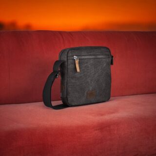 400-601-71 (010327) τσάντα ώμου - S - CAMEL ACTIVE AIR σκούρο γκρί