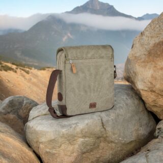 400-602-35 (010330) τσάντα  ώμου - M - CAMEL ACTIVE AIR χακί