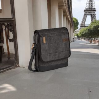 400-602-71 (010329) Τσάντα ώμου - M - CAMEL ACTIVE AIR Σκούρο γκρί