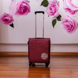 Diplomat Athens Collection 6040 Μπορντό Μεσαία Βαλίτσα Καμπίνας 68cm 55cm