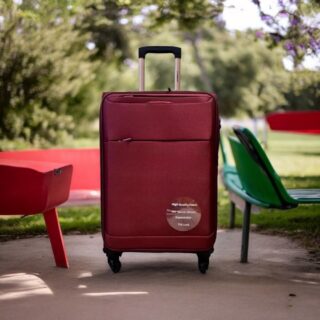 Diplomat Athens Collection 6040 Μπορντό Μεσαία Βαλίτσα Καμπίνας 68cm 55cm