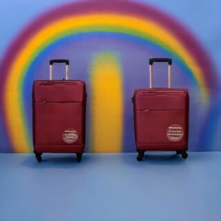 Diplomat Athens Collection 6040 Μπορντό Μεσαία Βαλίτσα Καμπίνας 68cm 55cm