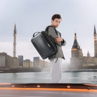 Δερμάτινο Σακίδιο πλάτης 22L Laptop 15.6” Bopai 61-122411 black