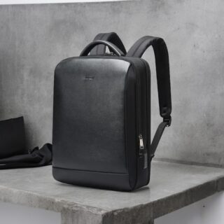 Σακίδιο πλάτης Δέρμα 24L Laptop 15.6” Bopai 61-122881 μαύρο