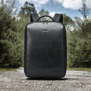 Σακίδιο πλάτης Δέρμα 24L Laptop 15.6” Bopai 61-122881 μαύρο