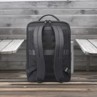 Σακίδιο πλάτης Δέρμα 24L Laptop 15.6” Bopai 61-122881 μαύρο