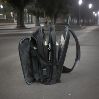 Bange 7079 Τσαντάκι Ώμου Χιαστί Crossbody Μαύρο