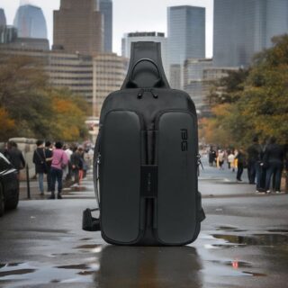 Bange 7079 Τσαντάκι Ώμου Χιαστί Crossbody Μαύρο