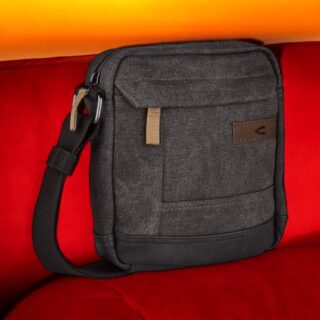 400-601-71 (010327) τσάντα ώμου - S - CAMEL ACTIVE AIR σκούρο γκρί