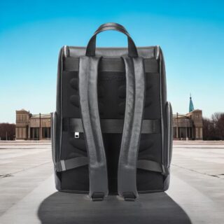 Bopai Αντικλεπτικό Δερμάτινο Σακίδιο Laptop 15.6” 25L Μαύρο