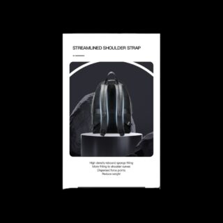 Δερμάτινο Σακίδιο πλάτης Αντικλεπτικό 17L Laptop 15,6” Bopai 61-123551 μαύρο