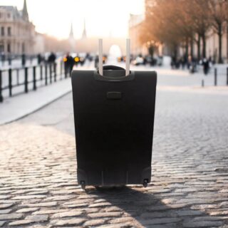 Diplomat ZC6100 Μεγάλη Βαλίτσα με ύψος 71cm σε Μαύρο χρώμα