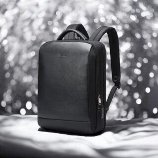 Σακίδιο πλάτης Δέρμα 24L Laptop 15.6” Bopai 61-122881 μαύρο