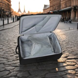 Diplomat ZC6100 Μεγάλη Βαλίτσα με ύψος 71cm σε Μαύρο χρώμα