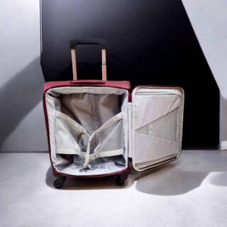 Diplomat Athens Collection 6040 Μπορντό Μεσαία Βαλίτσα Καμπίνας 68cm 55cm