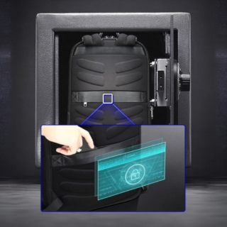 Bopai Αντικλεπτικό Δερμάτινο Σακίδιο Laptop 15.6” 21L Μαύρο