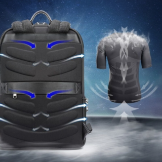 Bopai Αντικλεπτικό Δερμάτινο Σακίδιο Laptop 15.6” 21L Μαύρο