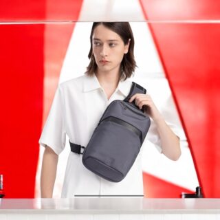 Τσαντάκι ώμου χιαστί crossbody Bange 7719 γκρί