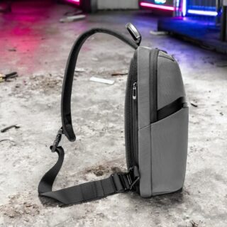 Τσαντάκι ώμου χιαστί crossbody Bange 7719 γκρί