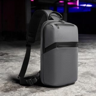 Τσαντάκι ώμου χιαστί crossbody Bange 7719 γκρί