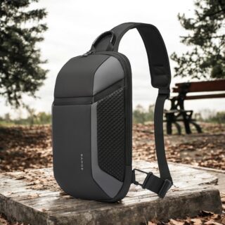 Bange 7721 Τσαντάκι Ώμου Χιαστί Crossbody Γκρι