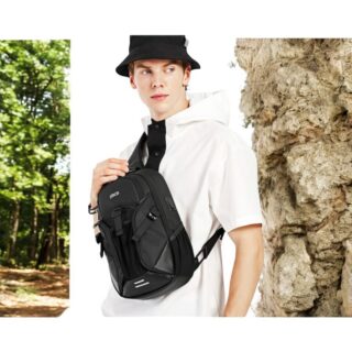 Bange 77120 Τσαντάκι Ώμου Χιαστί Crossbody Μαύρο