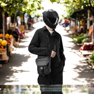 Bange 7630 Τσαντάκι Ώμου Χιαστί / Ποδιού Μαύρο