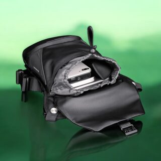 Bange 7630 Τσαντάκι Ώμου Χιαστί / Ποδιού Μαύρο