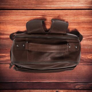 Chesterfield Austin C58.018401 Δερμάτινο Σακίδιο Καφέ