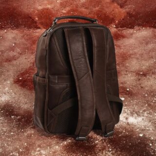 Chesterfield Austin C58.018401 Δερμάτινο Σακίδιο Καφέ