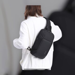 Bange 7721 Τσαντάκι Ώμου Χιαστί Crossbody Μαύρο