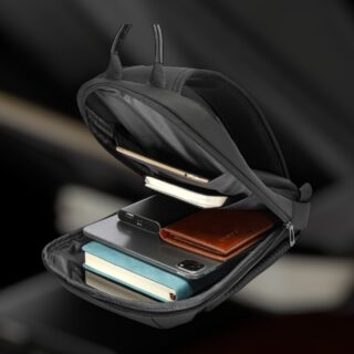 Bange 7721 Τσαντάκι Ώμου Χιαστί Crossbody Μαύρο