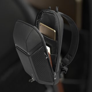 Bange 7721 Τσαντάκι Ώμου Χιαστί Crossbody Μαύρο