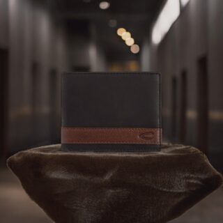 274-704-60 Πορτοφόλι πλάγιο camel active taipeh black