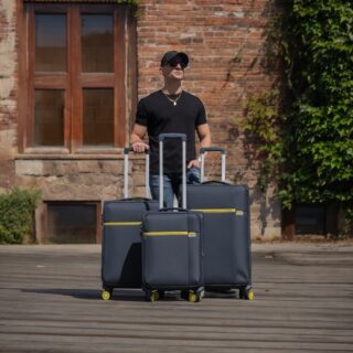 Βαλίτσες trolley (σετ 3 τεμαχίων) Oblivion Cardinal 5100 σκούρο μπλέ