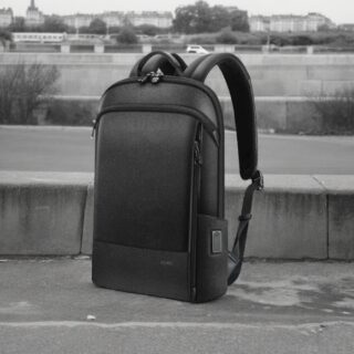 Bopai Αντικλεπτικό Δερμάτινο Σακίδιο Laptop 15.6” 21L Μαύρο