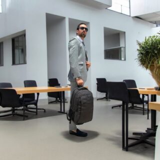 Matein Σακίδιο πλάτης 33L Laptop 17.3” Matein 1007 μαύρο