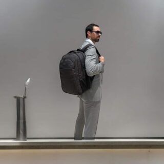 Matein Σακίδιο πλάτης 33L Laptop 17.3” Matein 1007 μαύρο