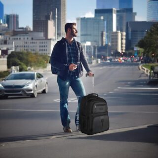 Matein Σακίδιο πλάτης Τροχήλατο 45L Laptop 17” Matein 1212