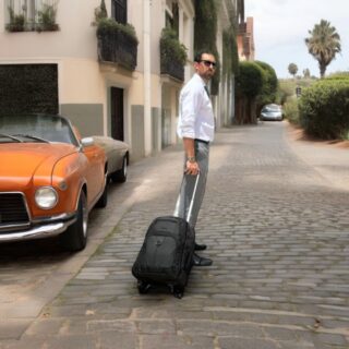 Matein Σακίδιο πλάτης Τροχήλατο 45L Laptop 17” Matein 1212