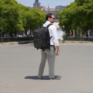 Matein Σακίδιο πλάτης Τροχήλατο 45L Laptop 17” Matein 1212