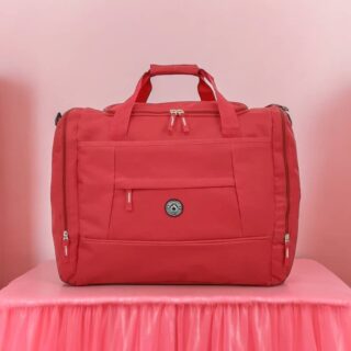 Diplomat Σακ Βουαγιάζ 40lt Κόκκινο Υφασμάτινο