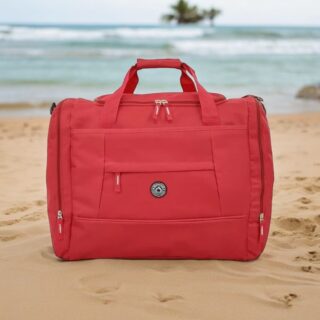 Diplomat Σακ Βουαγιάζ 40lt Κόκκινο Υφασμάτινο