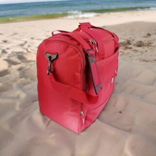 Diplomat Σακ Βουαγιάζ 40lt Κόκκινο Υφασμάτινο