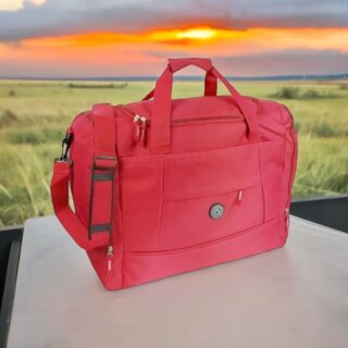 Diplomat Σακ Βουαγιάζ 40lt Κόκκινο Υφασμάτινο