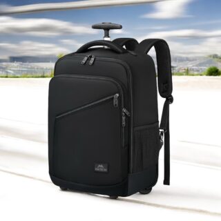 Σακίδιο πλάτης Τροχήλατο 45L Laptop 17.3” Matein 1433 μαύρο