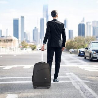 Σακίδιο πλάτης Τροχήλατο 45L Laptop 17.3” Matein 1433 μαύρο