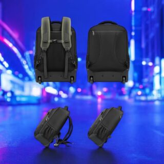 Σακίδιο πλάτης Τροχήλατο 45L Laptop 17.3” Matein 1433 μαύρο